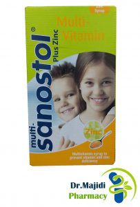 شربت مولتی سانستول پلاس زینک روژین فارمد