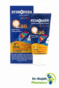 کرم ضد آفتاب هیدرودرم کودکان SPF 30