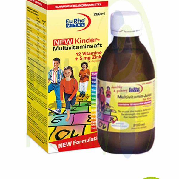 شربت کیندر مولتی ویتامین + روی یوروویتال