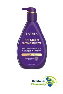 کرم آبرسان کلاژن و رتینول آدرا 300 میلی لیتر پمپی