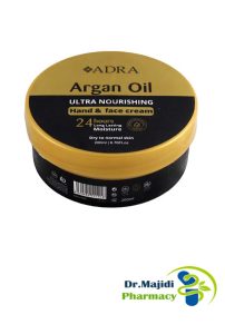 کرم مرطوب کننده دست و صورت آرگان آدرا 200 میلی لیتر